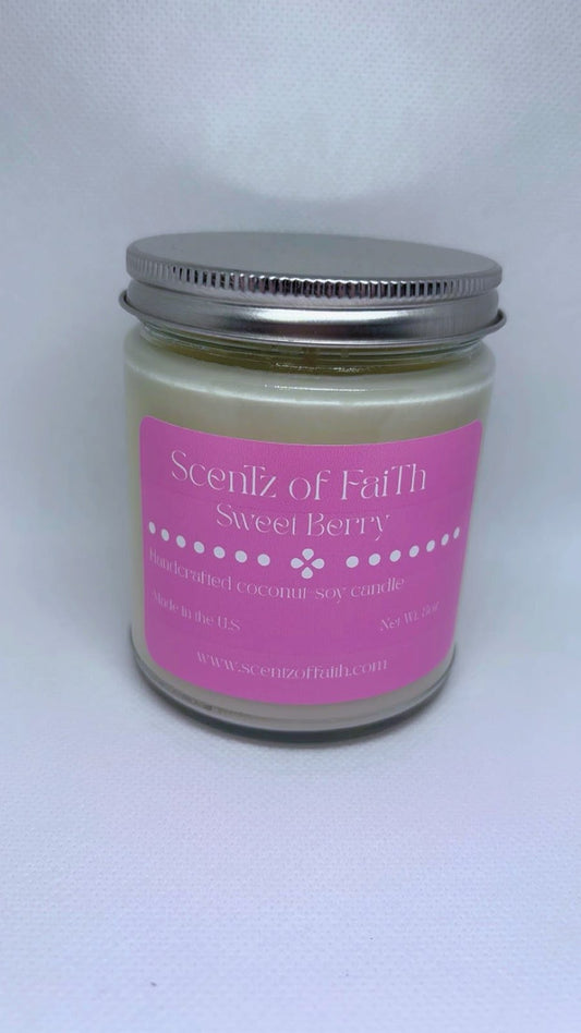 Sweet Berry Coconut Soy Candle