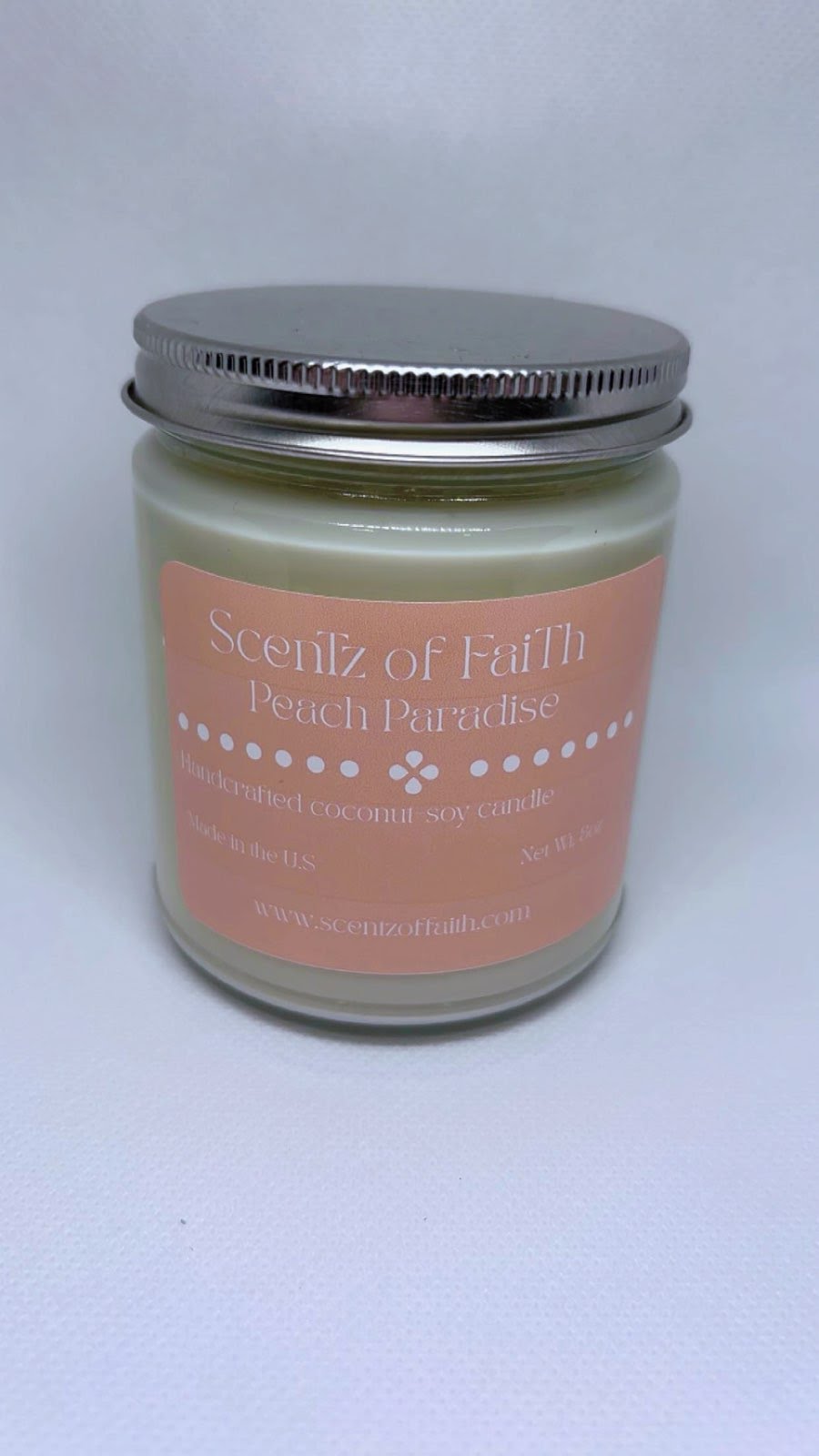 Peach Paradise Coconut-Soy Candle